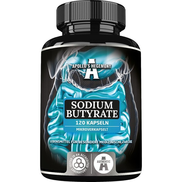 Sodium Butyrate High Dose 570 mg (30% Butyric Acid) 120
