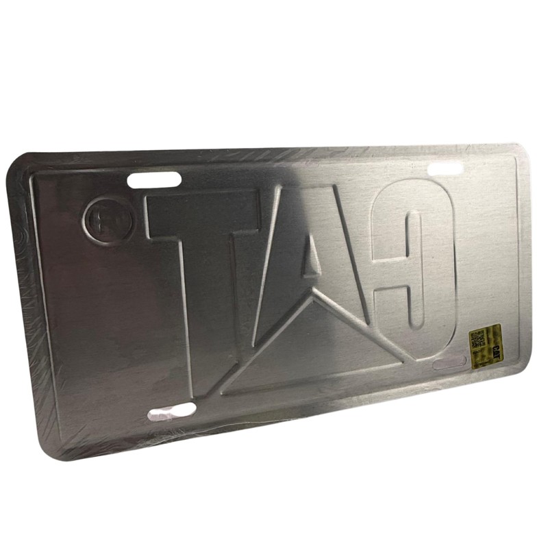 Caterpillar Dark Pink/Black Ladies Vanity Aluminum License Plate