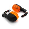 BIKE IT Universal Motorcycle Indicators Flexi Stem Indicators With Black