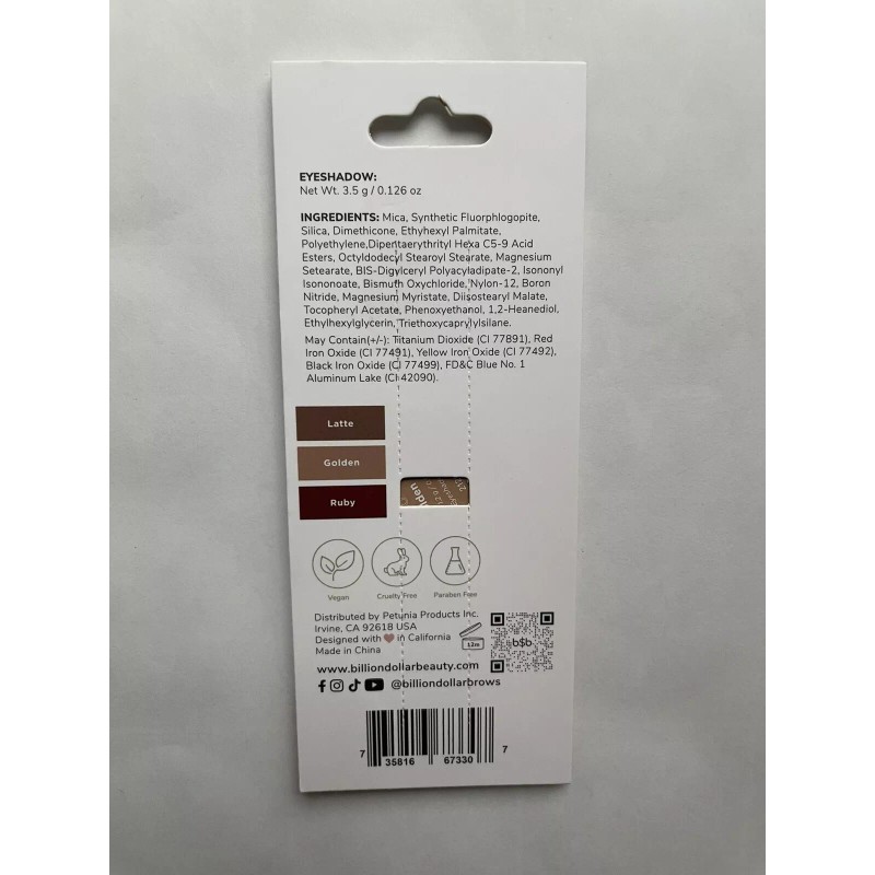 Billion Dollar Beauty Trio Warm Eyeshadow Collection