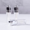 Portable Premium Tint Gloss Cosmetic DIY Refill Container 3ml Tint Empty Bottle Silver - 3ml 10ea