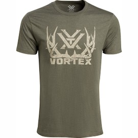 Vortex Optics Full Tine Short Sleeve Shirts (Military Heather, X-Large)