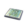 Spring Floral Butterfly Slate Coaster with Vibrant Design and Elegant