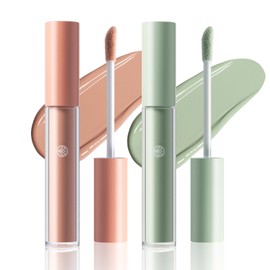 Liquid Foundation Mixer, Colour Corrector Foundation, Brightener & Primer Dark Circles, Conceals, Corrects & Highlights, Long-Lasting Colour Corrector Korean Makeup, Anti-Redness