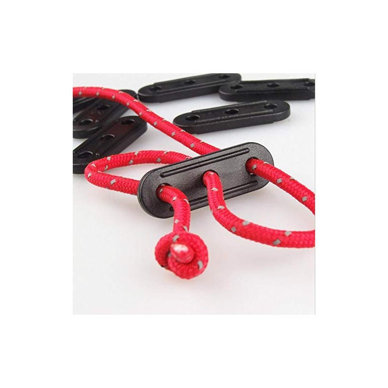 20PCS Plastic Tent Rope Tensioner Guyline Cord Adjuster Wind Rope