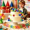 CHRORINE 55 palline decorative per torte, mini palloncini e cupcake,