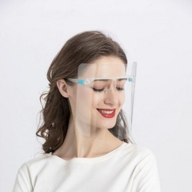 Glasses-Type Face Shield B-Type Replacement Films (100 Sheets) - Protective Guard Visor Hygiene