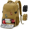 RAINSMORE Mochilas para Hombre con Lonchera Mochila para Laptop 16