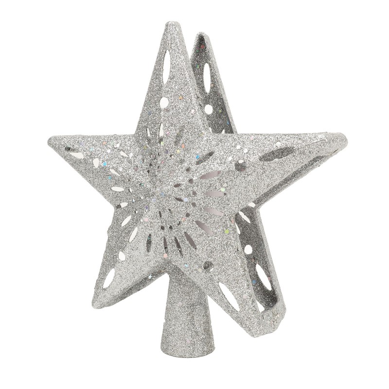 Christmas Tree Topper Lighted with Projector Christmas Star Tree Topper