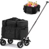 Extra Large Wheeled Portable Cooler Bag 85 Cans Double Deck