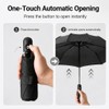 Automatic Folding Umbrella for Rain & Sun Protection – Lightweight