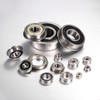 sourcing map MF63ZZ Flanged Ball Bearing, 20pcs 3x6x2.5mm Chrome Steel