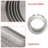 Autarboor Exhaust Flex Pipe, 2''x 4''Stainless Steel Heavy Duty Exhaust