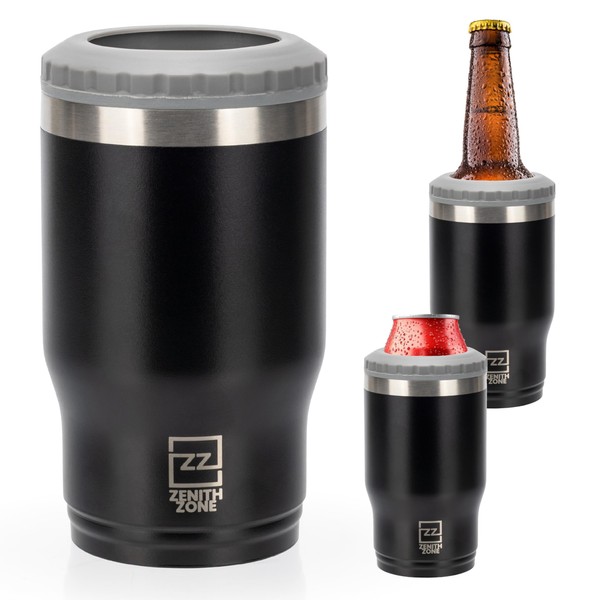 Thermo-Flaschenhalter aus Edelstahl, 420 ml, eleganter Universal-Kühler für alle Getränke