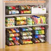 X-cosrack 2 Packs Stackable Can Rack Organizer for Pantry, 2-Tier