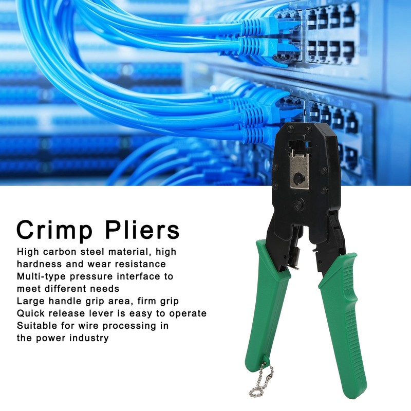 Crimp Pliers High Carbon Steel Wire Stripper Suitable for Telecommunications
