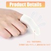 LvYiLinggg White Cloth Finger Sacks, 10-Piece Set, Gentle on Skin,