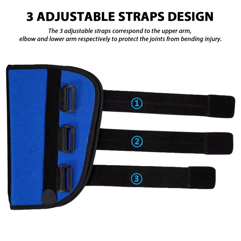 JTMKYO 1 Piece Blue Elbow Pads, Elbow Protection, Arm Stabilizer,