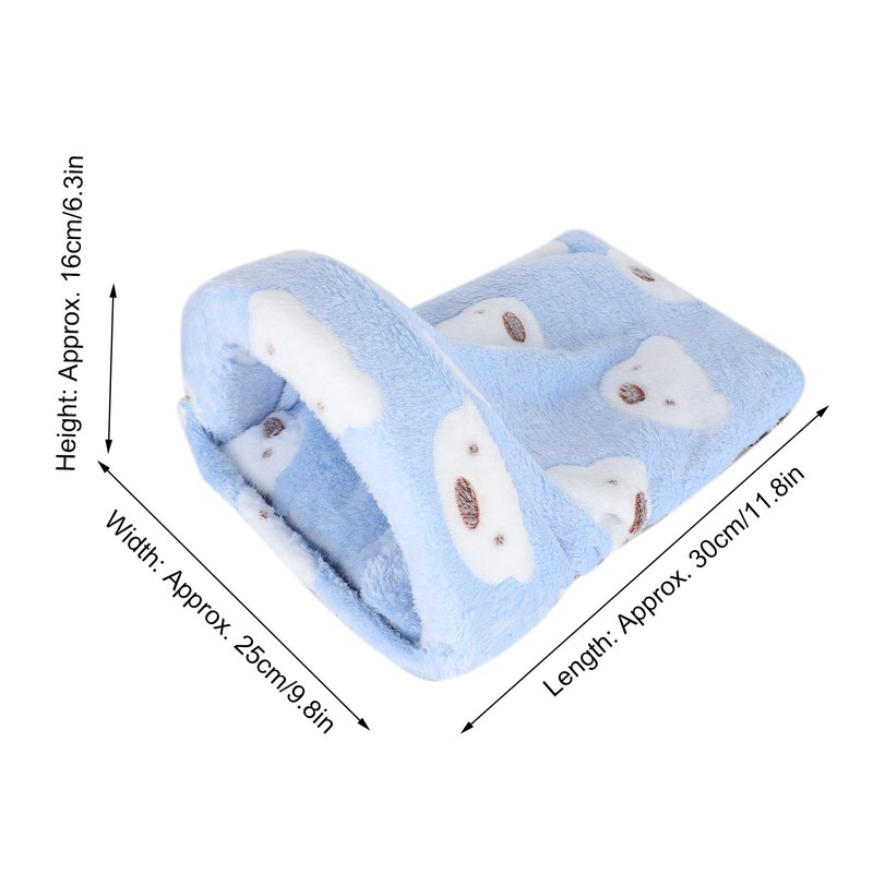 Mini Pet Winter Sleeping Bed Cage Removeable Hamster GuineaPigs Warm