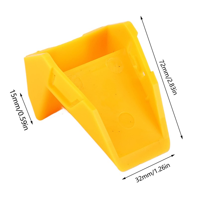 4 Piece Tyre Changer Clamp Protector Plastic Yellow Wheel Rim