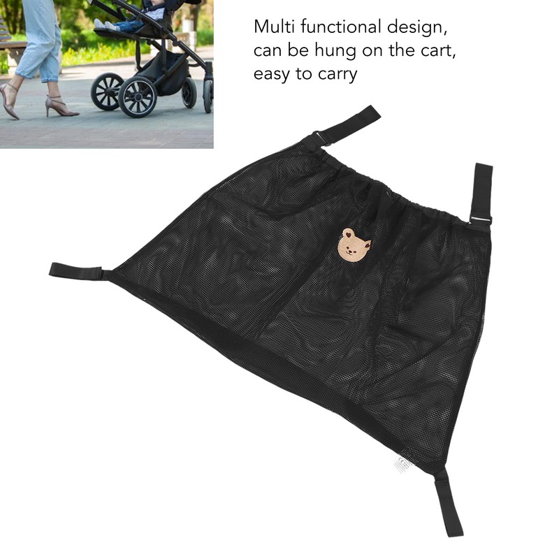 Storage Bag Polyester Fiber Waterproof Multifunctional Stroller Organizer Diaper Bag