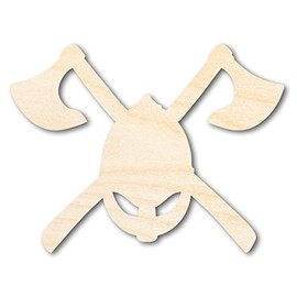 Copy of Unfinished Wood Axes and Helmet Shape Craft up to 46" 3" / 1/8"