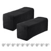 sourcing map 2pcs Stretch Armrest Covers for Chairs/Sofas, Couch Arm