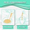 Cenforge Flexible Oil Funnel Reusable, Oil Change Draining Tool Spill-Free,