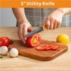 DIAMOND CHEF 3-Piece Graphene Knife Set – 8” Chef Knife,
