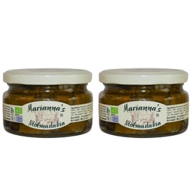 Marianna's Greek Organic Stuffed Vineleaves with Rice - Greek Dolmadakia, Pack of 2 x 200 g (Total: 400 g)