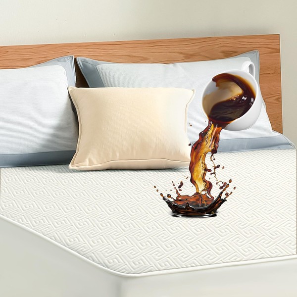 Mattress Protector Full Size Waterproof Fitted Sheet Dustproof Noiseless Mattress