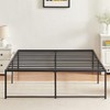VECELO 18" Queen Size Tall Bed Frame Metal Platform/Mattress Foundation/No