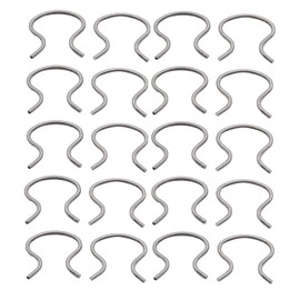 20 pcs/set Silver SHLPDFM Window Winder Clips Window Winder Handle Metal Clips 4138439 11100222 Compatible with Fiat Lancia Peugeot Citroen
