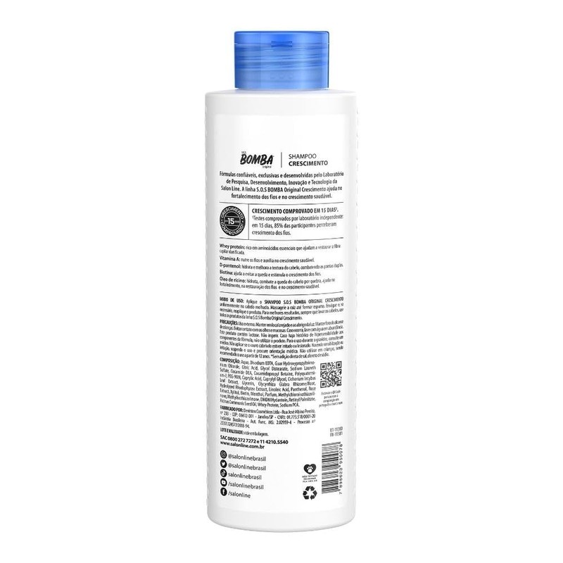 Salon Line S.O.S Bomba Original Salon Line Hair Shampoo 300ml