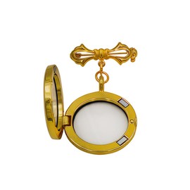 Wedding Bouquet Photo Charms, Bridal bridegroom Charm DIY Pin Brooch Making Kit Bouquet Picture Charm for Wedding Memory Friend Graduation Gift, Gold