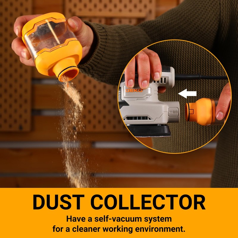 Detail Sander: DEKOPRO Multi-Function Mouse Sander Electric Sander Tool Corded
