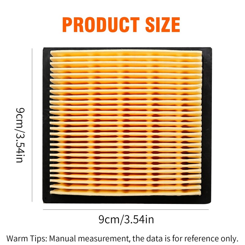 SYOWADA 2PCS 900777005 Air Filter Replacement for Ryobi RY08420 RY08420A