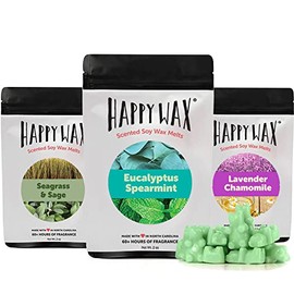 Happy Wax Spa Day Mix Scented Natural Soy Wax Melts – 8 Oz. of Scented Wax Melts, Made in USA