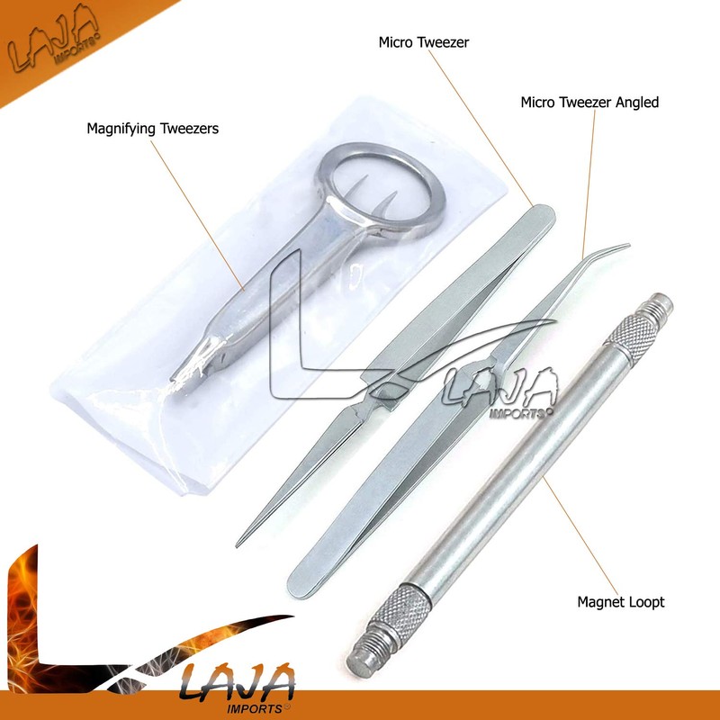 Laja Imports 4 Pcs Foreign Object Removal Kit Splinter Probe