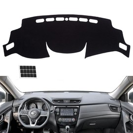 TUCAREST Dash Cover Fit for 2011 2012 2013 2014 2015 2016 2017 2018 2019 Fo-rd Explorer Nonslip Car Dash Board Mat Sunshade No-Glare and Slip Pad Carpet Sunshield Protector Flannel Black