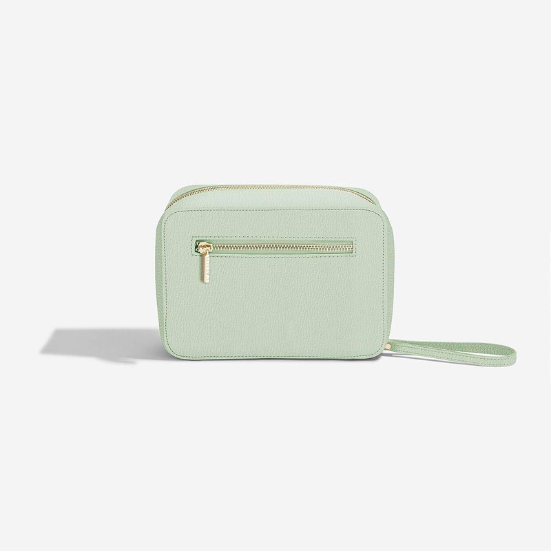 Stackers Cable Storage Bag, sage green, Minimalist