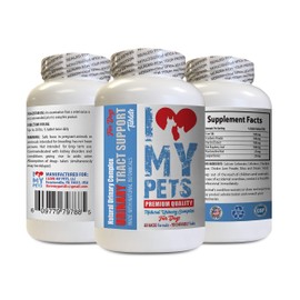 I LOVE MY PETS LLC Dog Urinary Diet - Dog Urinary Tract Support - UTI Relief Complex - Quality - Corn Silk for Dogs - 90 Treats (1 Bottle)