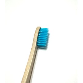 Natural Bamboo Toothbrush 10-Pack Multicolor Bristles