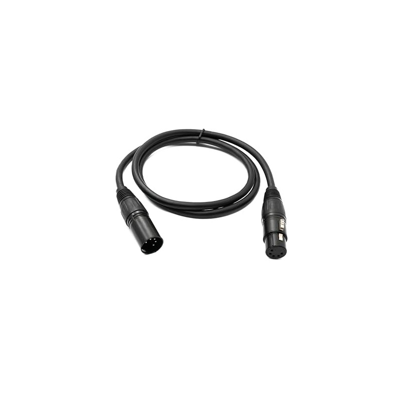 System-S Audio XLR Cable 100 cm 5-Pin Female to Male