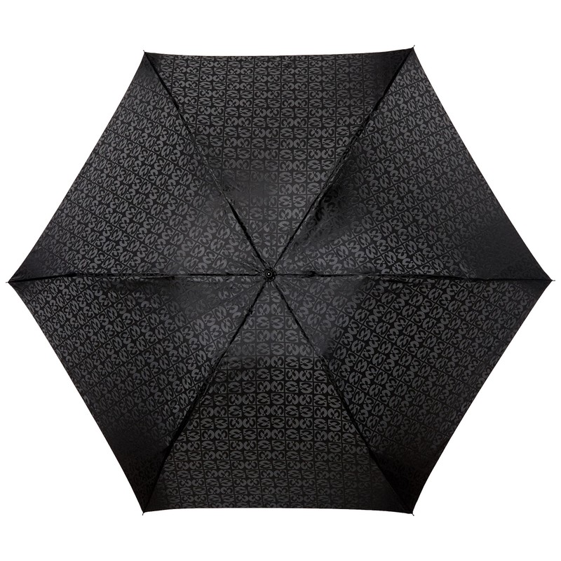 Moonbat Men's Folding Umbrella, Mila Schon Logo Jacquard Men's Umbrella,