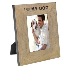 I LOVE MY DOG 6 x 4 Photo Picture Frame Birthday Gifts Presents for dog lover lovers