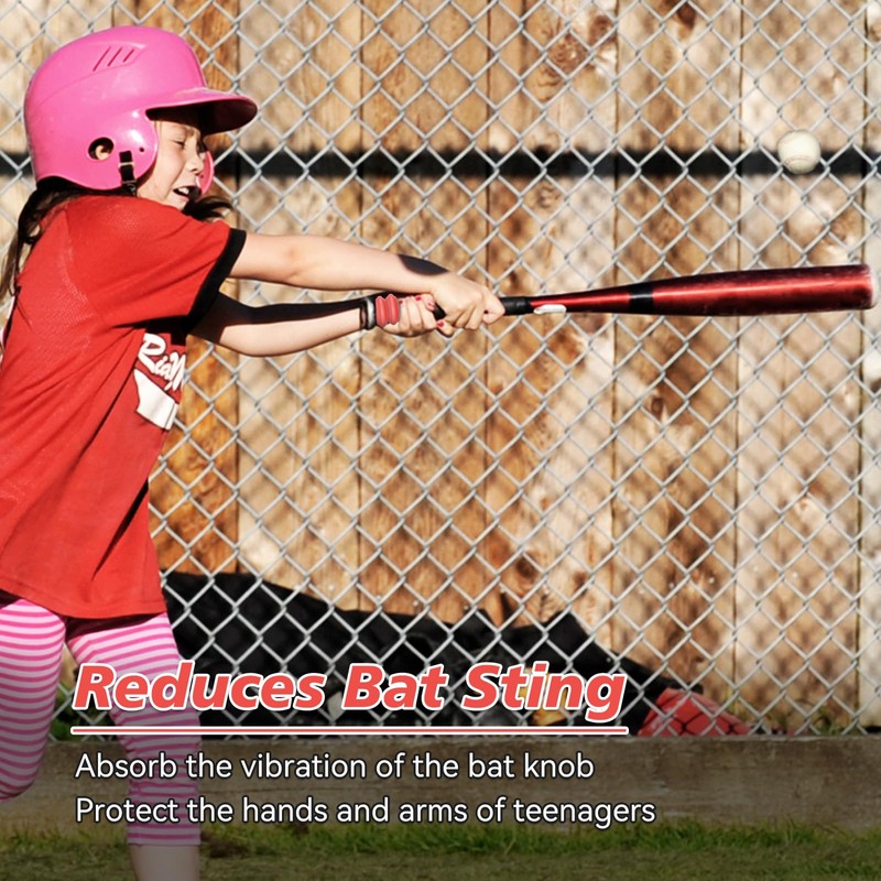 [5 Packs] Baseball Bat Grip Choke Up Rings for Youth