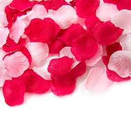 AUEAR, 3000 Pack Assorted Mixed Silk Rose Petals Artificial Flower Petals Scatter Petals for Wedding Party Craft Home Decoration