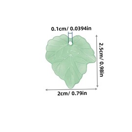 SEWACC Elegant Green Leaf Diy Pendant Jewelry Making Kit 2 Boxes for Necklace Bracelet Earring