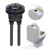 Toilet Push Button 38mm Thread Diameter Dual Push Flushing Button